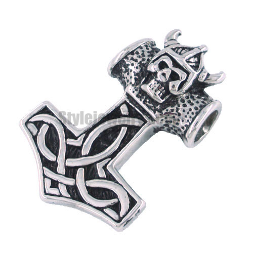 Stainless steel jewelry pendant god of thunder pendant SWP0070 - Click Image to Close